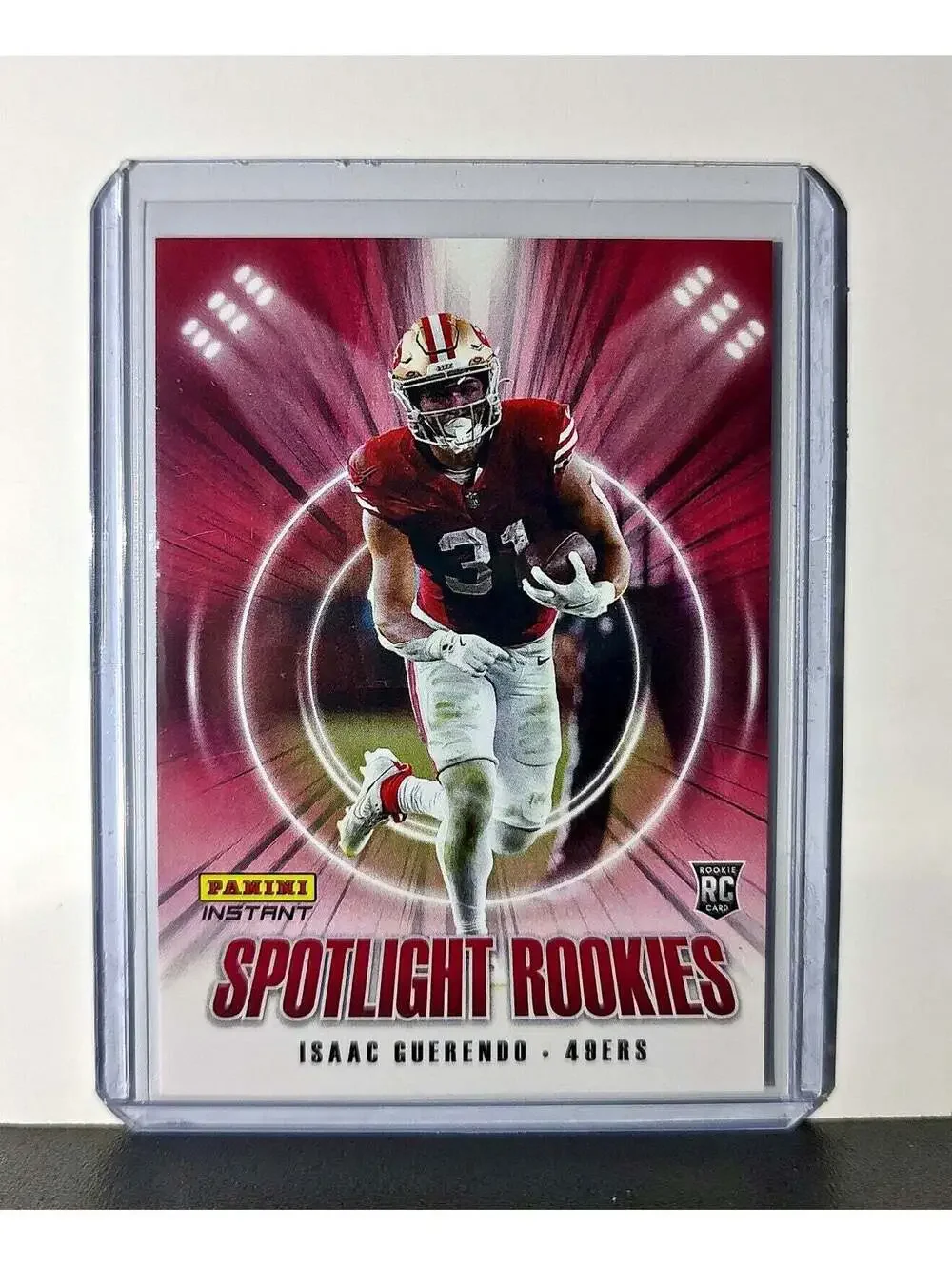 Isaac Guerendo Rookie 2024 Panini Spotlight Rookies NFL #13 Card 49ers 1 of 1426
